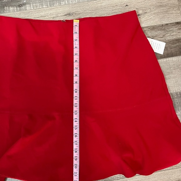 Eloquii Red Asymmetrical Midi A-Line Skirt size 22 NWT - Picture 5 of 12